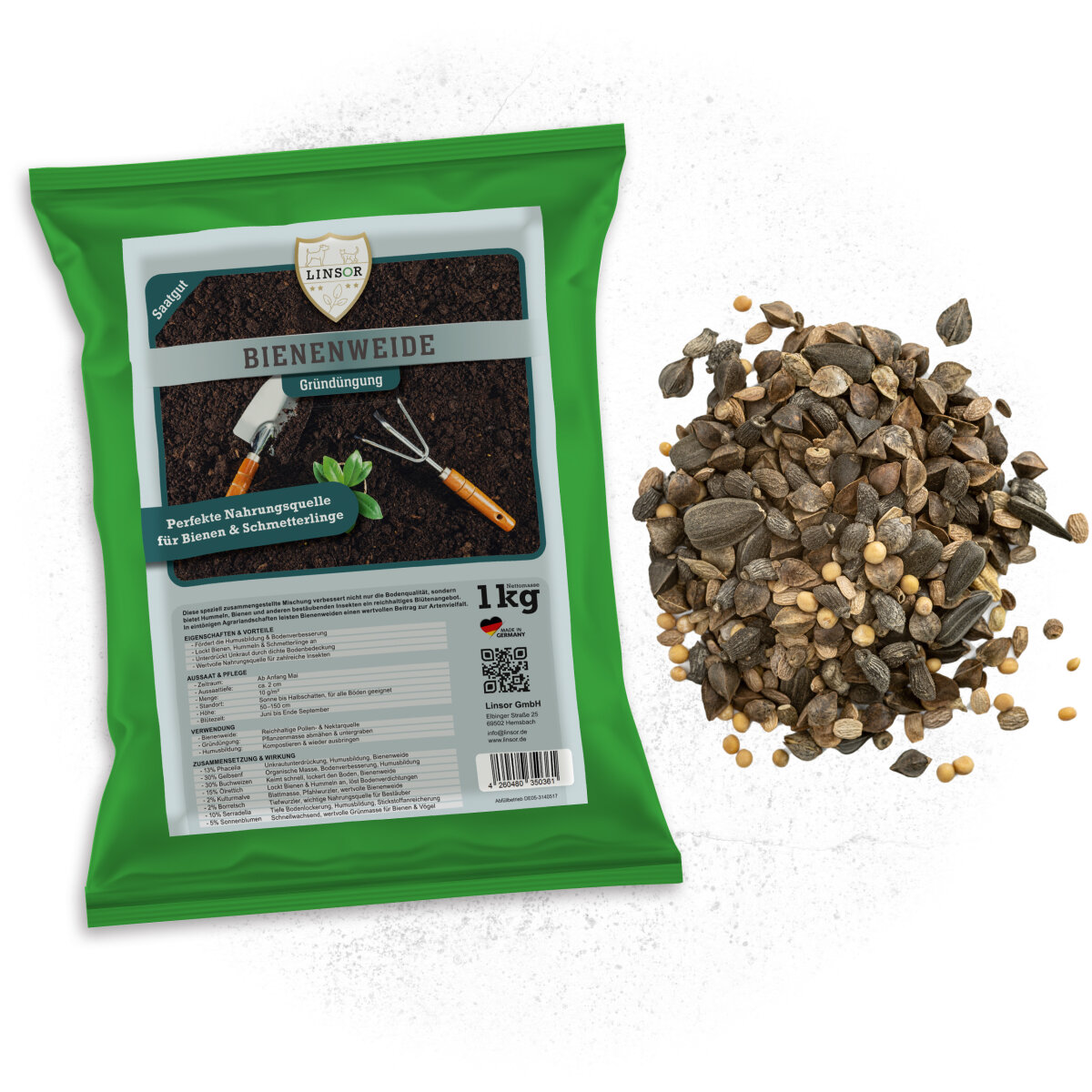 Gründüngung Bienenweide 1 Kg, 9,49