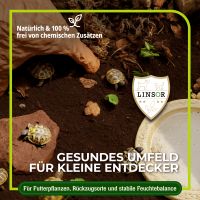 Linsor Schildkrötenerde - Schildkrötensubstrat 50L Sack